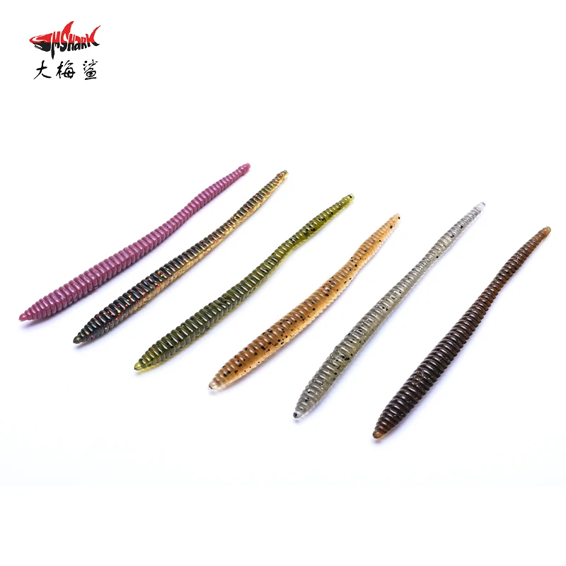 Мягкие приманки в виде червей 60 мм 80 искусственные рыболовные морские черви