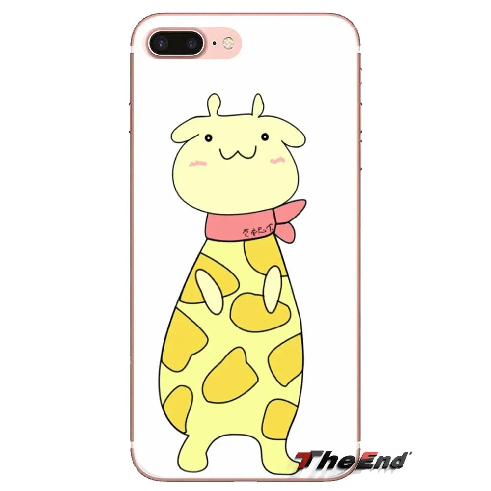 Желтый мультфильм Жираф шаблон Силиконовый чехол для LG Spirit Motorola Moto X4 E4 E5 G5 G5S G6 Z Z2 Z3