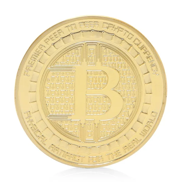 GD Позолоченные Биткоин монеты коллекционные BTC художественная коллекция сувенир физический подарок Q9QA - Цвет: GD
