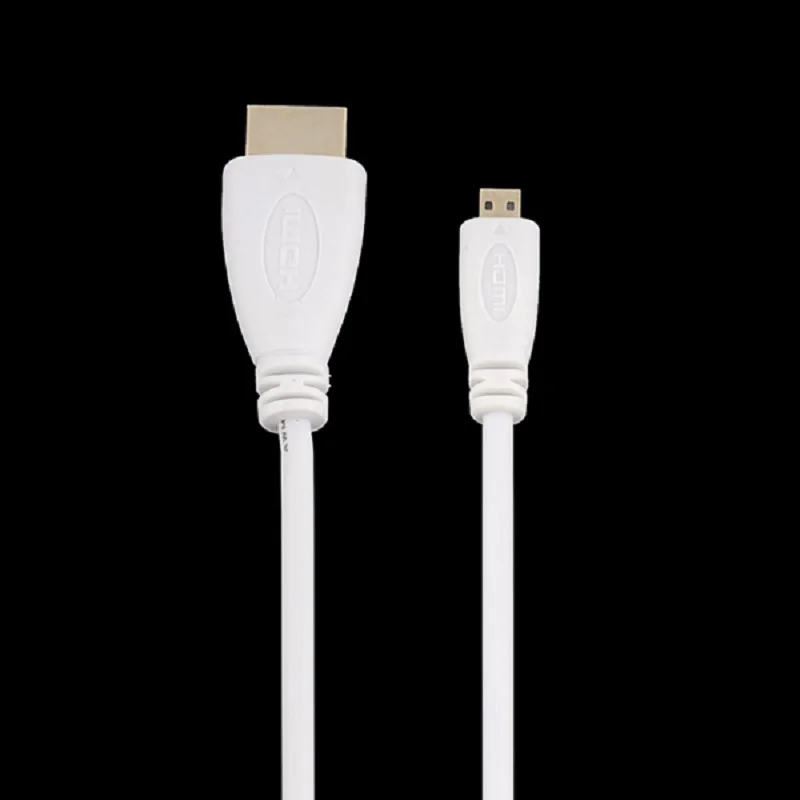 10 шт./лот 5 футов 1,5 м 2 м 3 м 5 м 6 футов 10 футов 15 футов микро HDMI к HDMI кабель с Ethernet позолоченный для сотовых телефонов для win8 4k x 2k