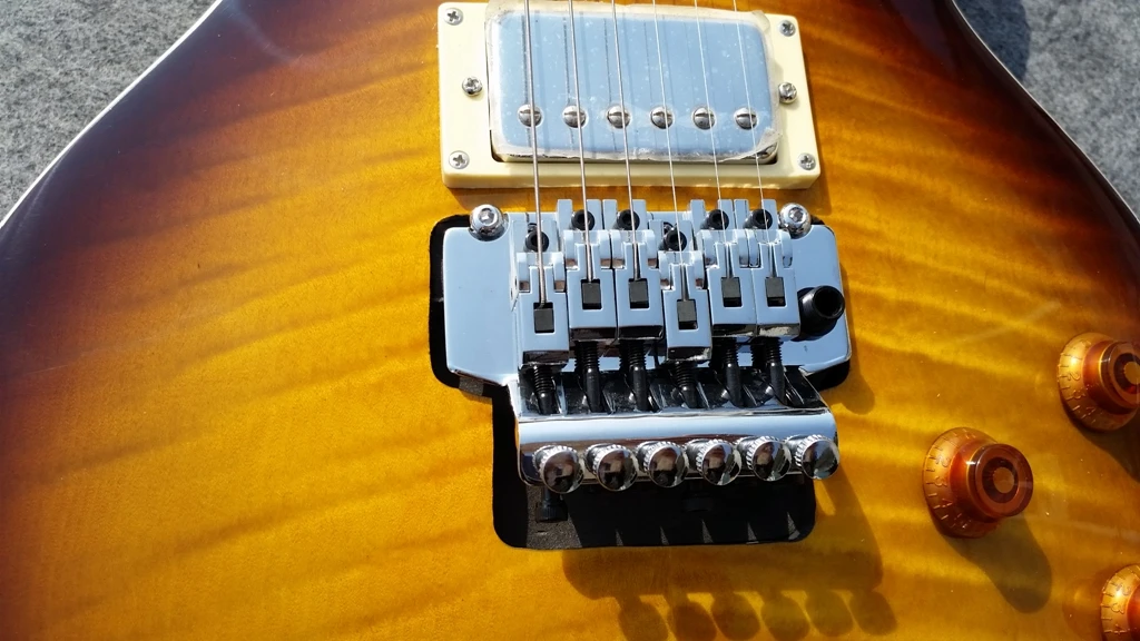 Новая классическая электрическая гитара Flame top 2021 floyd rose bridge 22 лада роза