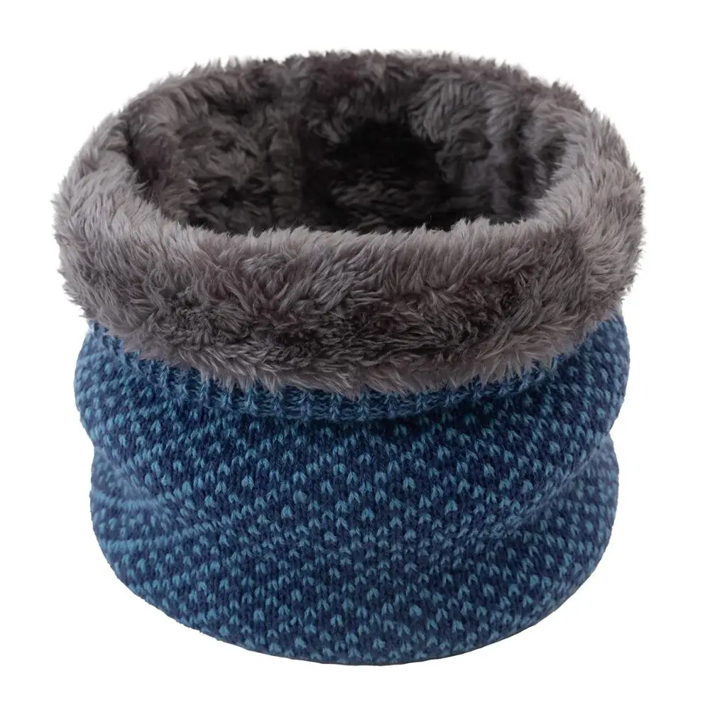 Новый Зимний вязаный шарф для мальчиков и девочек улицы женщин мужчин плюшевый