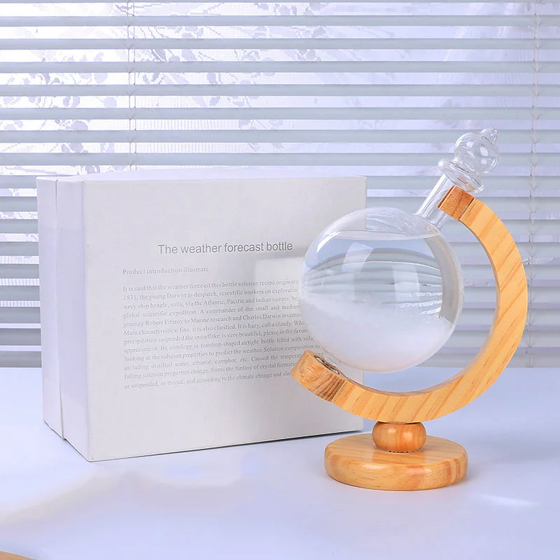 Familysky штормовое стекло погода предсказание погоды бутылка кристалл Настольный