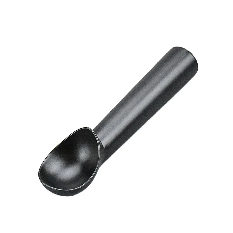 180x42mm black Ложка для мороженого из Нержавеющей Стали Портативная антипригарная антифризовая ложка для мороженого совок инструменты для кухни дома - Цвет: 180x42mm black