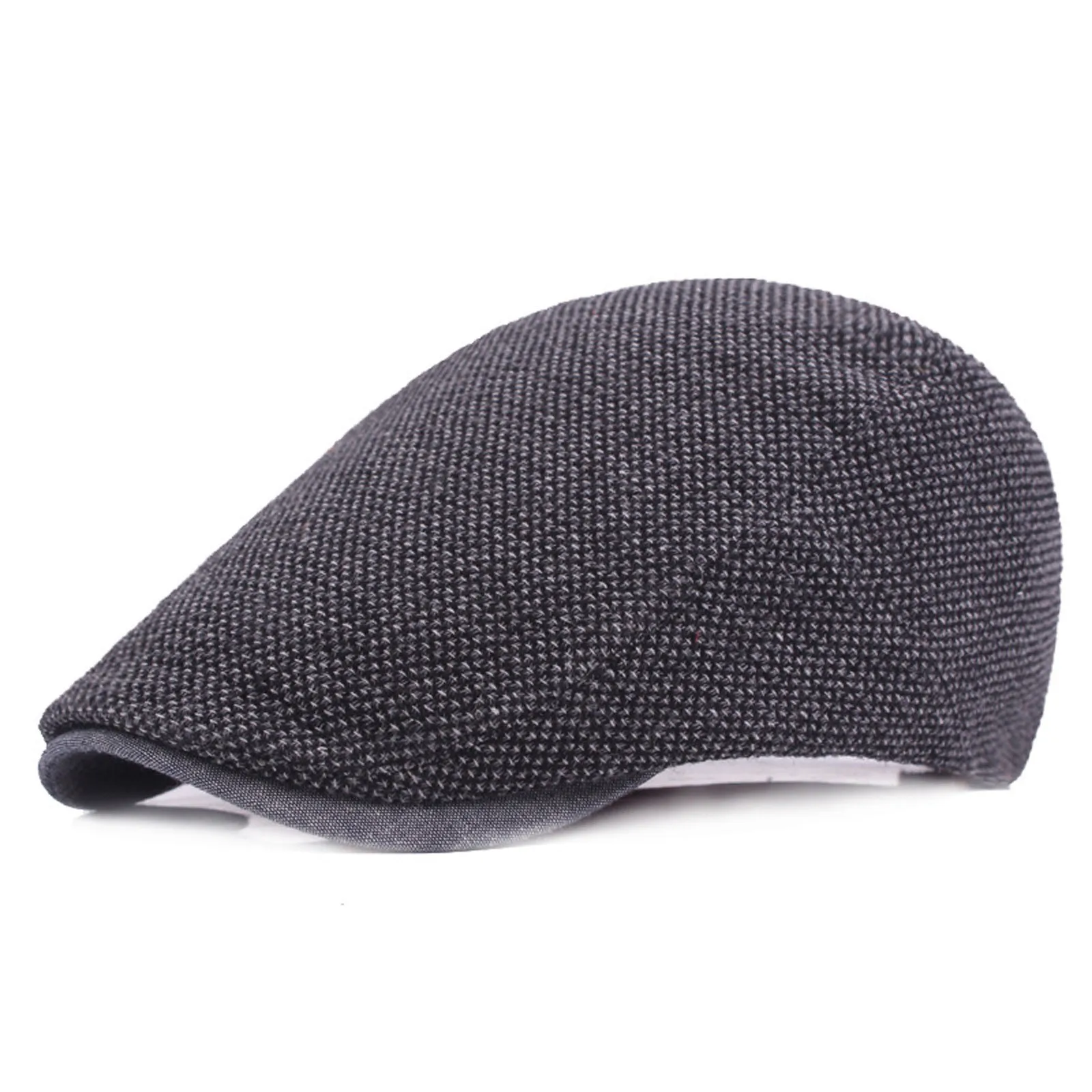 

Men Beret Vintage Herringbone Gatsby Tweed Peaky Blinders Hat Newsboy Cotton Beret Peak Cap Fashion Outdoor Travel Sun Hat