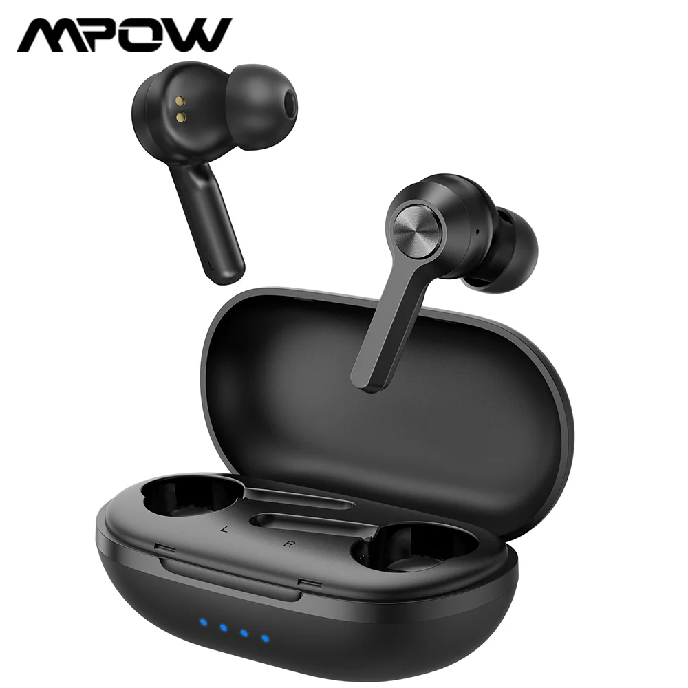 

Mpow MFly TWS Earbuds Wireless Bluetooth 5.0 Earphopnes with IPX7 Waterproof Punchy Bass Sound 30Hrs Playtime for Sports Work