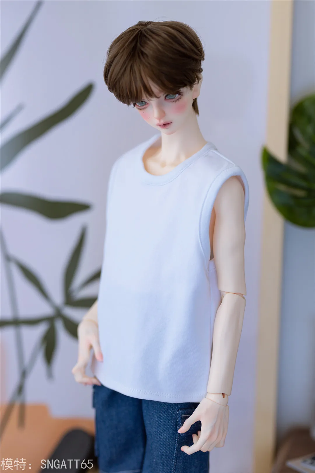 

3-х точечный 4 точки дядя BJD. Жилет без рукавов с круглым вырезом SD-Wa