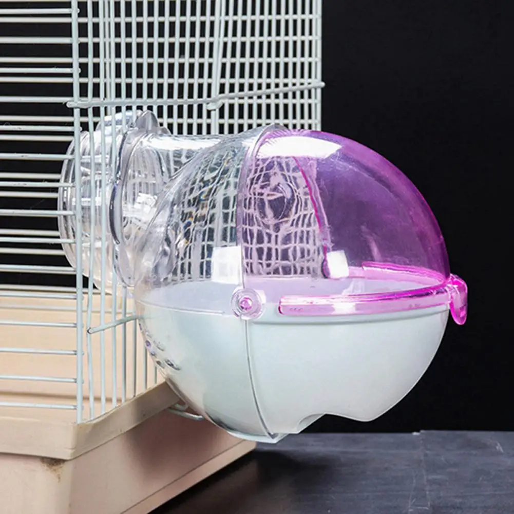 Мини Круглая внешняя Ванная комната для домашних животных Клетка хомяков