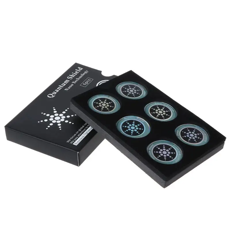 6 шт./компл. Круглый квантовый щит наклейка на мобильный телефон стикер s для