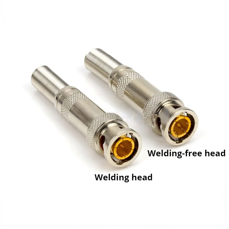 

Pure Copper BNC Welding / Welding-free Head Monitoring Cable Q9 Head Video Coaxial Cable Head BNC75-5 Connector Monitoring Plug