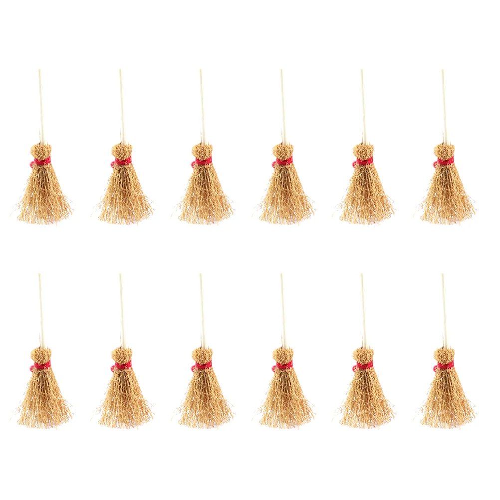 

25pcs Mini Witch Broom Decor Broom Broom Props for Decor