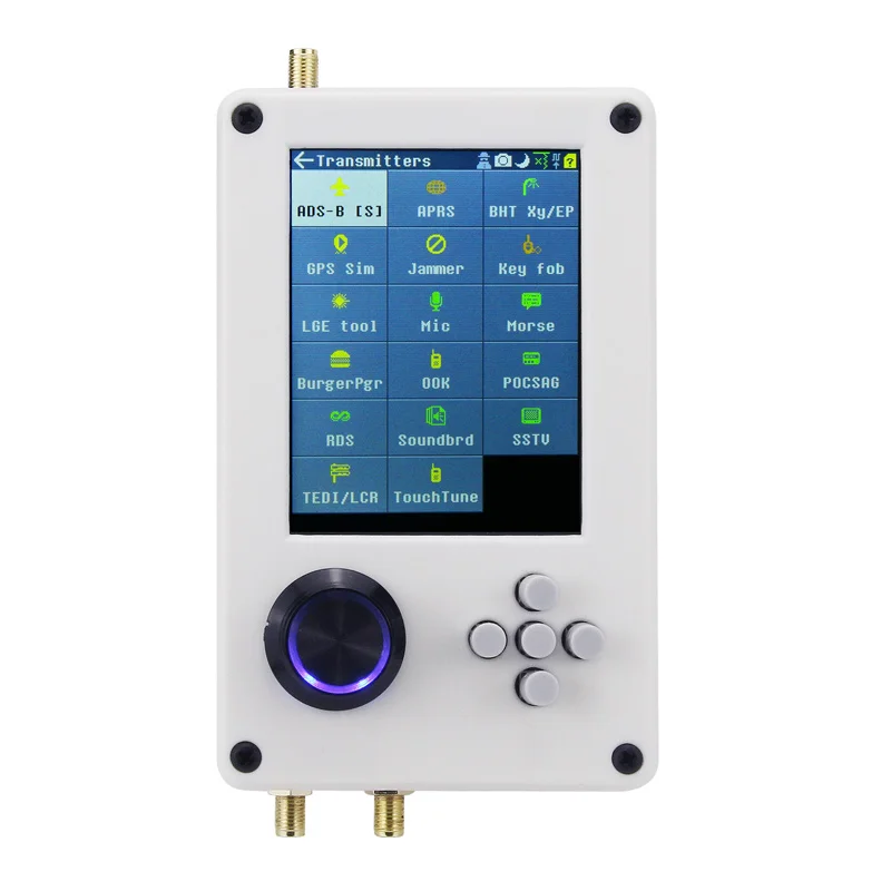 Günstig Neue SDR Raido HackRF Ein Und PortaPack H2 0,5 Ppm TXCO Kunststoff Shell Mit Batterie Im Inneren Montiert Optional Antenne