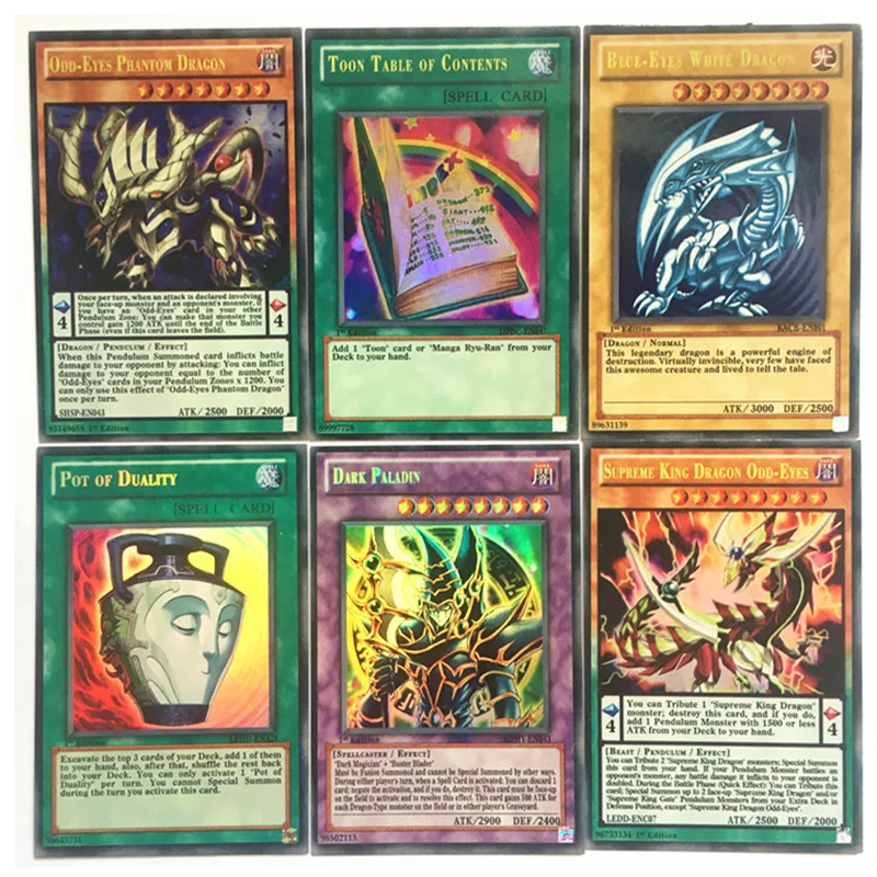 Cartas de Anime de Yu Gi Oh, 112 Uds., cartas hologr&aacute;ficas en ingl&eacute;s, juego de batalla de soldado gigante, yu-gi-oh Ni&ntilde;os juguete para regalo-2