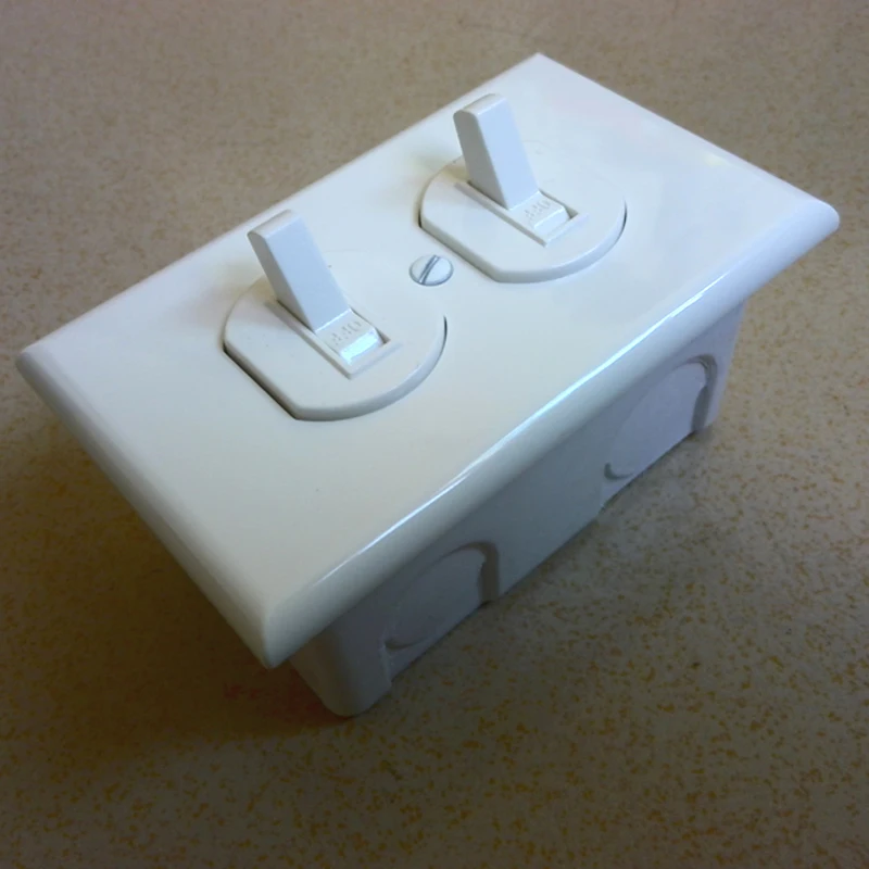 Американский 2-битный переключатель электрический вкл./выкл. С двойным