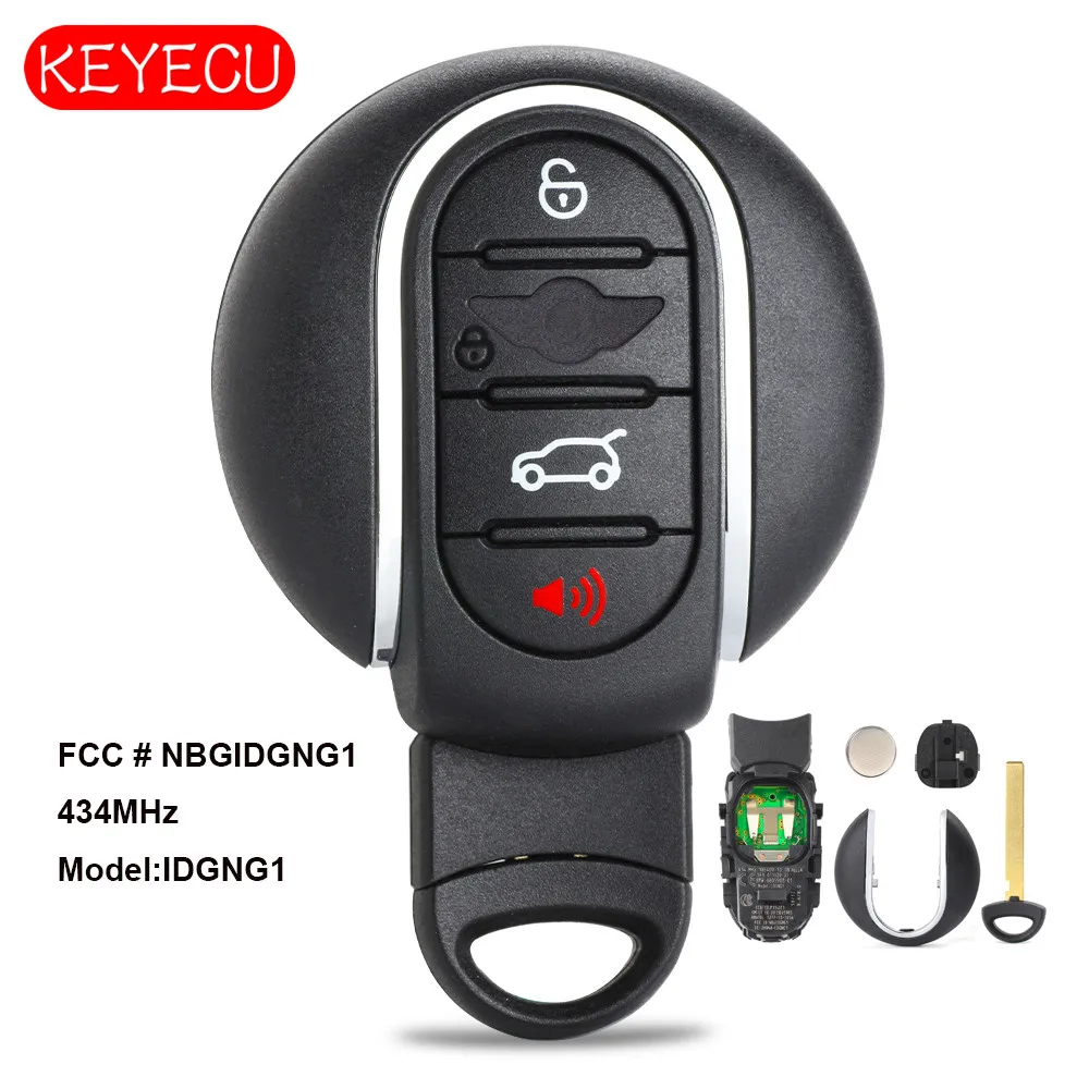 

Keyecu OEM дистанционный смарт ключ-брелок 4 кнопки 315 МГц/434 МГц для BMW Mini Copper 2015-2018 FCC: NBGIDGNG1