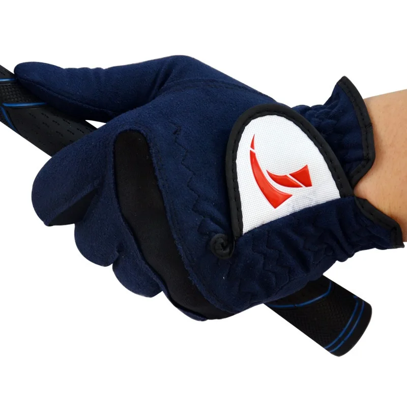 

1Pcs Mens Left Hand Golf Gloves Sweat Absorbent Microfiber Cloth Soft Gloves Breathable Anti-slip Wearable Mittens D0634