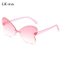 longkeeper cute kids butterfly sunglasses 2021 new girls children outdoor shades uv400 vintage cat eye baby party eyewear