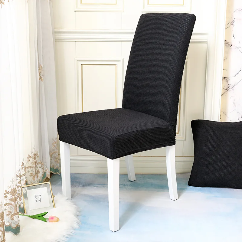 

1/2/4/6pcs New Dining Chair Cover Jacquard Spandex Slipcover Protector Case Stretch for Kitchen Chair Seat Hotel Banquet Elastic