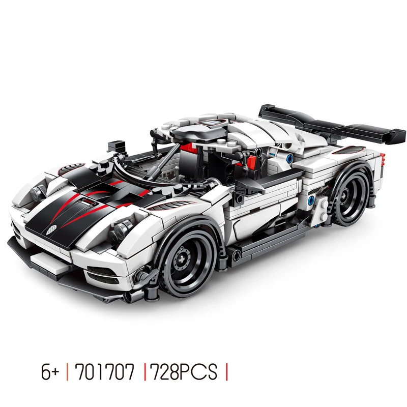 Скоростной Чемпион Technic City Racing Sport car building block Механическая Группа Детские Игрушки