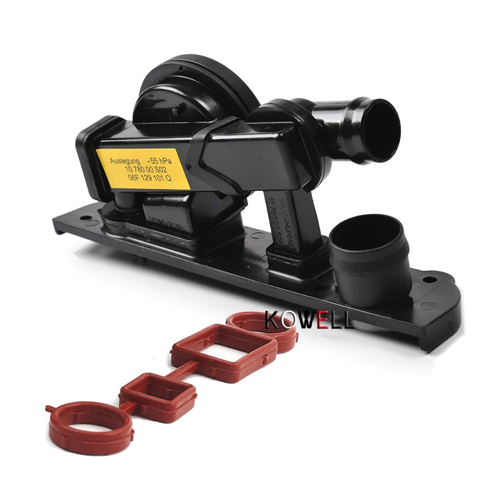 OEM сепаратор масла PCV клапан контроля давления и прокладка для VW Audi 2 0 06F129101R 06F 129 101R
