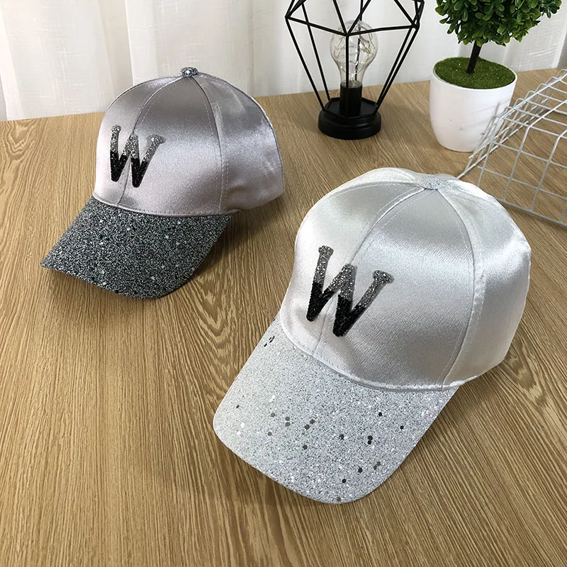 Модные бейсболки с блестками и надписью Стразы новинка 2019 летние женские