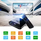 ТВ-приставка H96 MINI H8 RK3228A, 2 ГБ 16 ГБ, Android 9,0, 5G, Wi-Fi, VP9, голосовое управление, поддержка Google Assistant HD, Netflix, 4K, Youtube