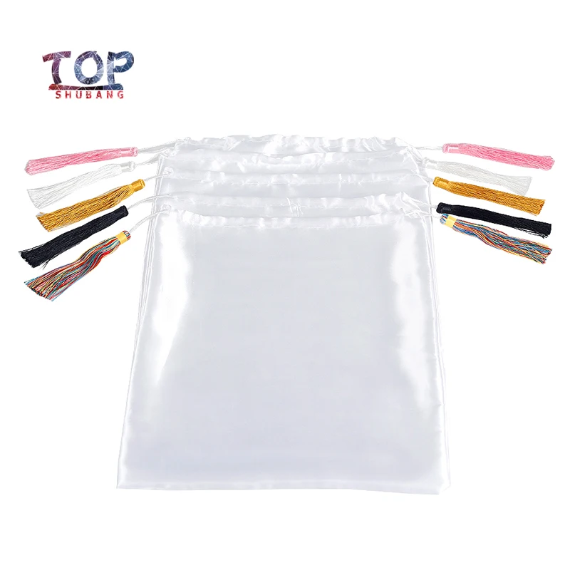 30x40 см сумки для наращивания волос парик упаковка обуви атласная шелковая сумка