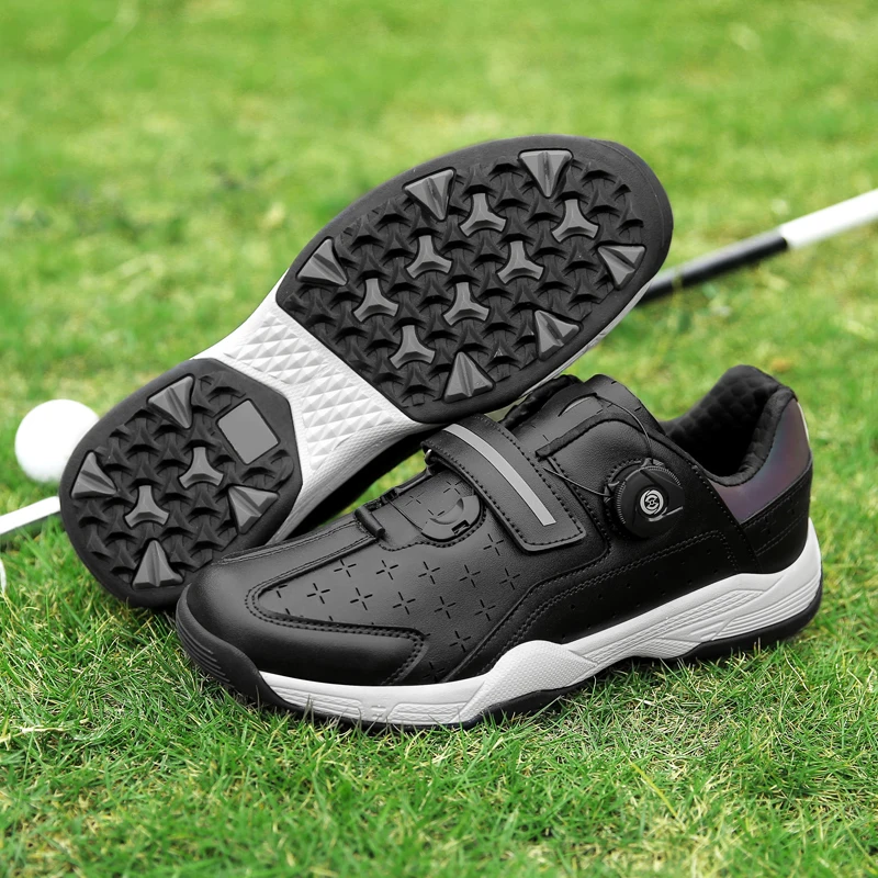 

Мужские Нескользящие кроссовки, профессиональная спортивная обувь для гольфа, черные, белые, дизайнерские, для тренировок в зале