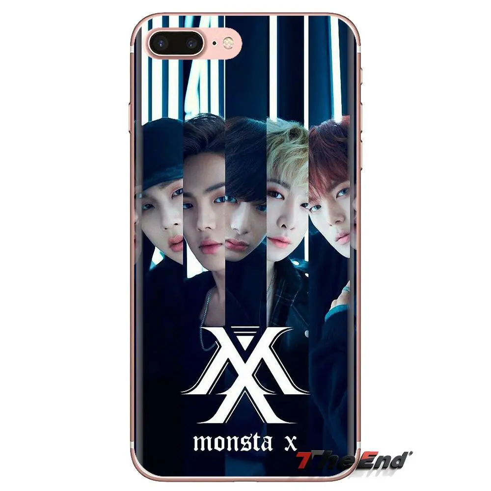 Для Xiao mi 4 5 5s 6 A1 A2 5X6X8 9 Lite SE Pro Max Mix 2 3 2S прозрачный мягкий чехол Monsta X KPOP Boy Group |
