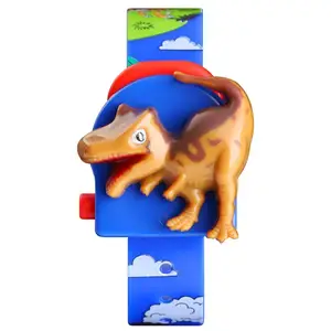 SKMEI милые Мультяшные динозавры всплывающие съемные печатные ленты детские цифровые часы Модные Простые повседневные детские часы хит