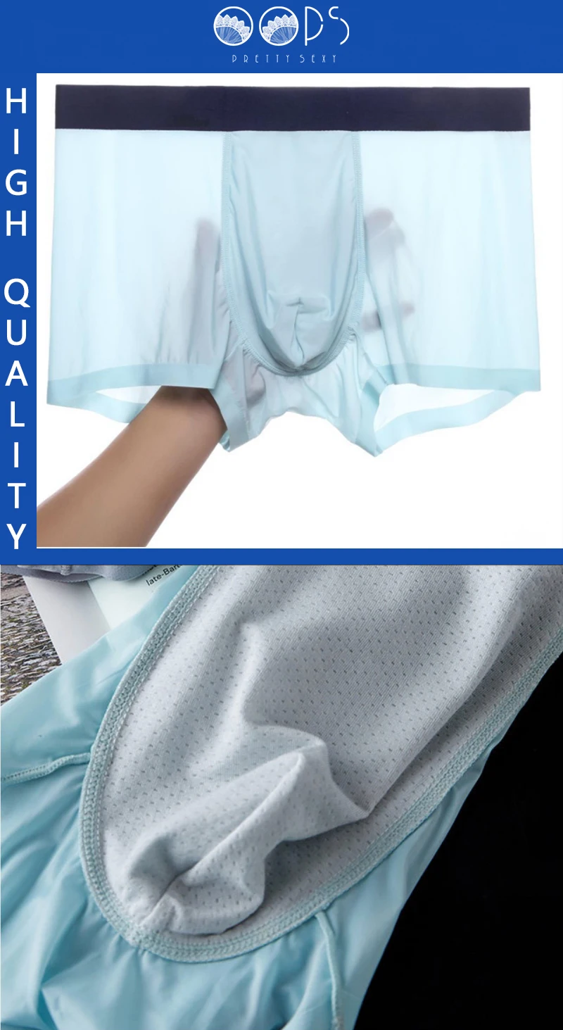 

3pcs Men Underwear Soft Boxer Man Underpants Male Quick-drying Panties Big Plus Size