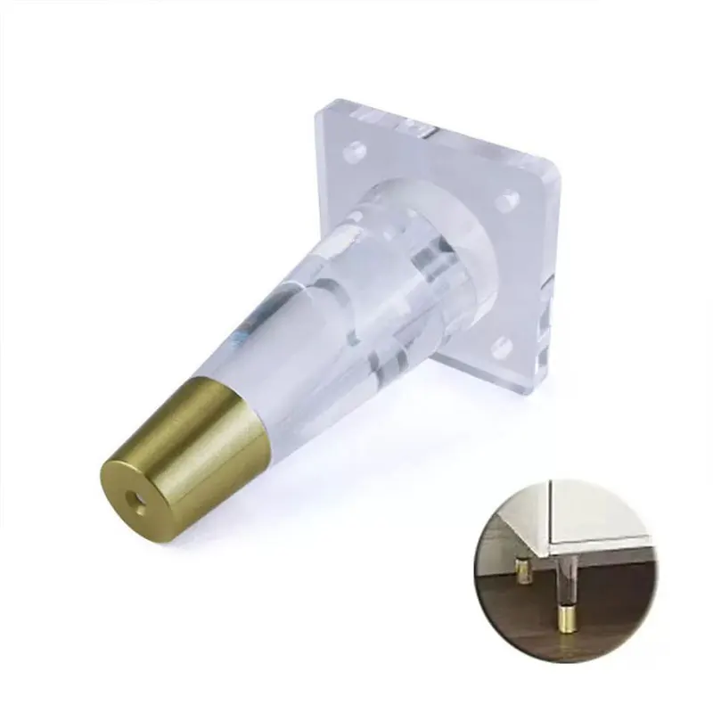 Акриловые ножки для мебели прочные пластиковые опорные замена дом стулья