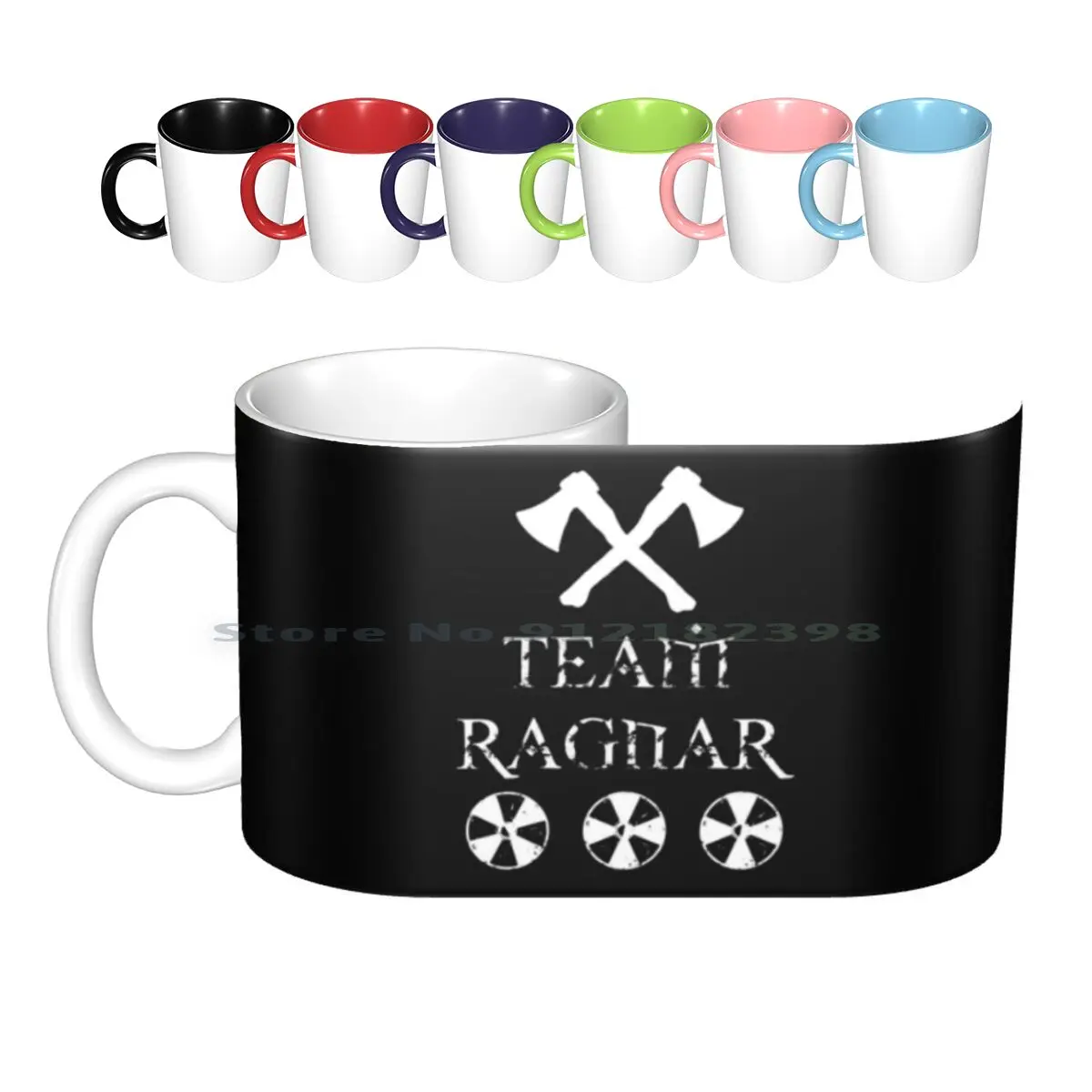 

Керамические чашки для чая m Ragnar, кофейные чашки, Кружка для молока и чая, чашка Vikings с историческим каналом, Ragnar Tea m Ragnar Lothbrok Rollo