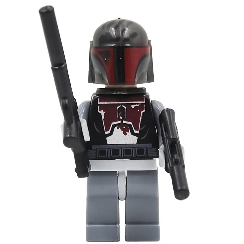 Мандалорское драже popping Boba Мандалорское одной продажи Star Wars рисунок Джанго Фетт pre vizsla Набор строительных блоков Модель бобба Фет игрушки - Цвет: Mandalorian