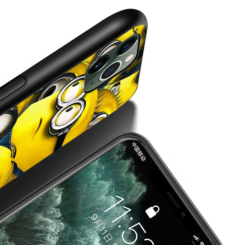 

Cartoon Cute Yellow Big Eyes For Apple iPhone 12 11 XS Pro Max Mini XR X 8 7 6 6S Plus 5 SE 2020 Phone Case