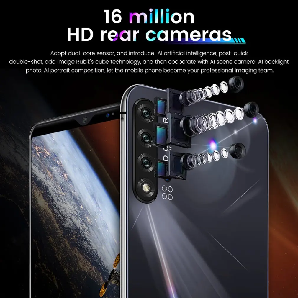 

3G Smartphone 512Mb+4G General-Purpose Large Straight Screen Quad-Core Smartphone Dual Card Dual Standby