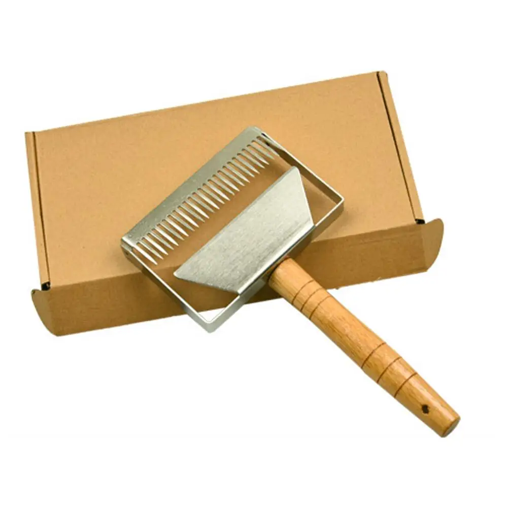 Вилка для распечатывания медовых сот большой железный сотовый мед скребок