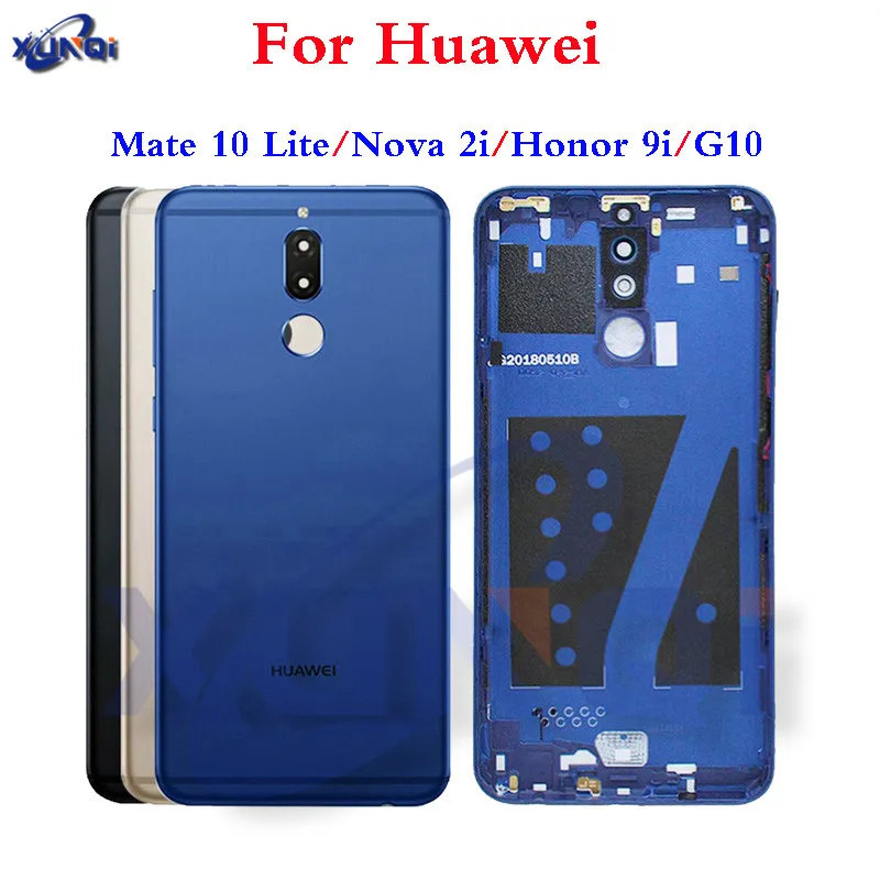 Оригинальная Крышка батарейного отсека Huawei Mate 10 Lite задняя крышка G10 корпуса