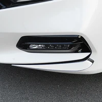 sbtmy 2pcsset stainless steel decorative patch for automobile front fog lamp cover angle for honda accord 10th 2018 2019