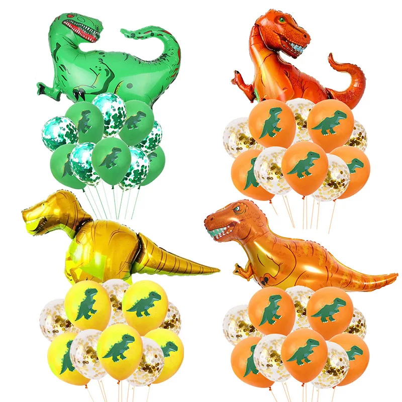 

Dinosaur Party Dino Balloons Banner Disposable Tableware Set Kids Boy 1 2 3 Birthday Party Decoration Jungle Animal Party Decor