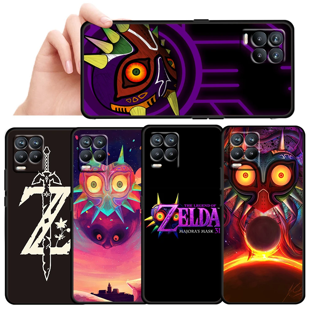 

Brave Mask Teenager Riding For OPPO Realme Narzo 30 20 8 8i 7 6 5 3 2 Pro Global 5G Soft Silicone Black Phone Case Cover