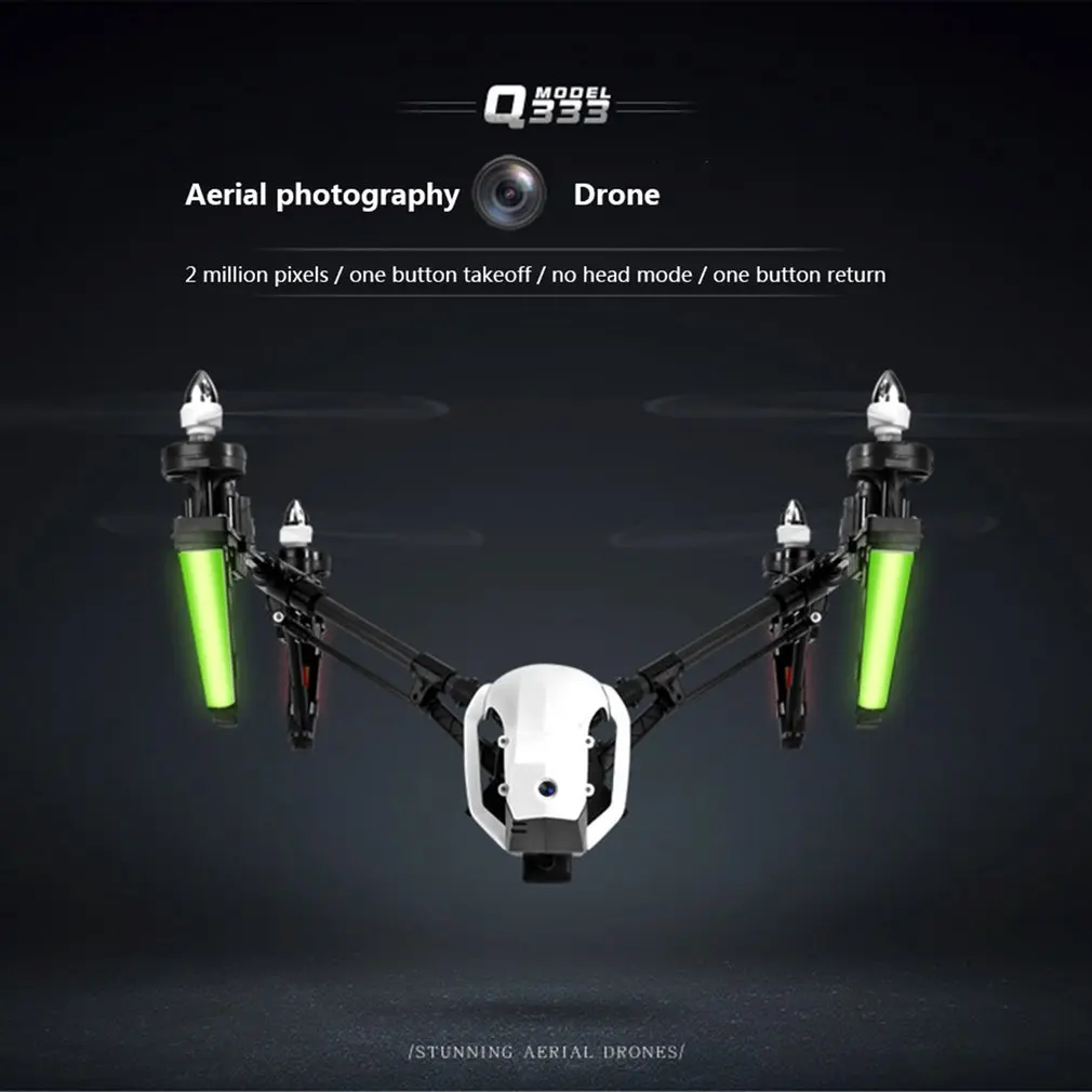 Wltoys Q333 Drone Three-stage Deformation Aerial Four-axis Aircraft Real-time Image Transmission Drone FPV RC Helicopter