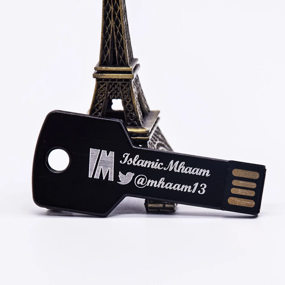 Key Metal USB 2.0 Customize Logo Pendrives Flash Drive 128MB Memory Stick Clef 16GB 8GB 32GB 64GB(over 10pcs Free Logo) | Компьютеры и