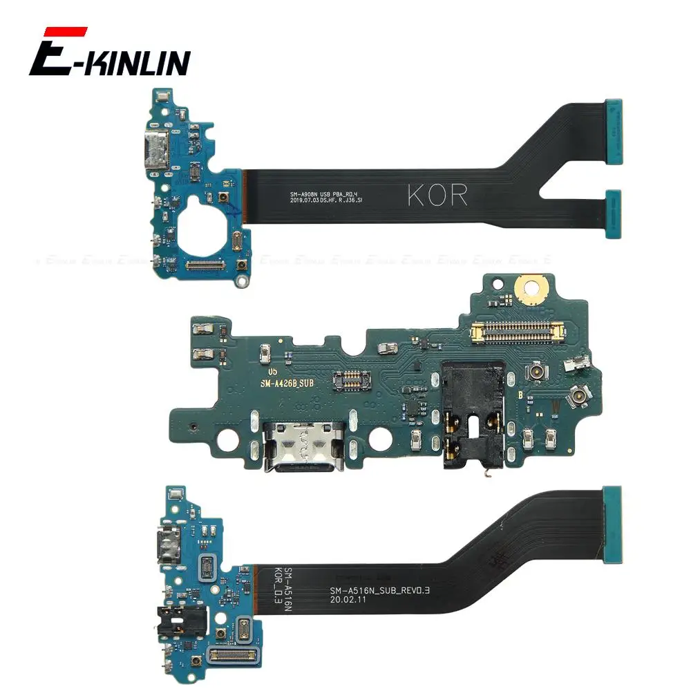 

Fast Power Charging Connector Plug Port Dock Board With Microphone Flex Cable For Samsung Galaxy M42 M51 A51 A52 A71 A72 A90
