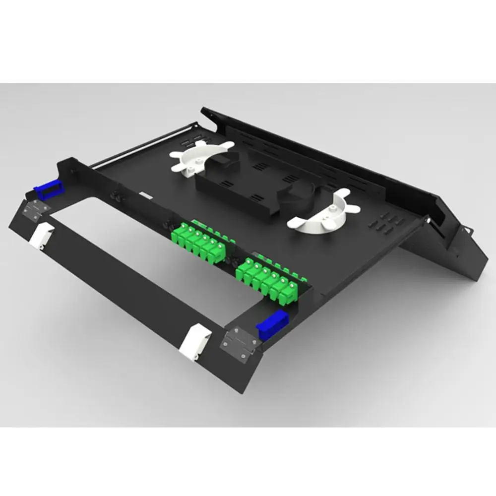 

fiber optic 12 port optical fiber distribution cabinet fiber patch panel