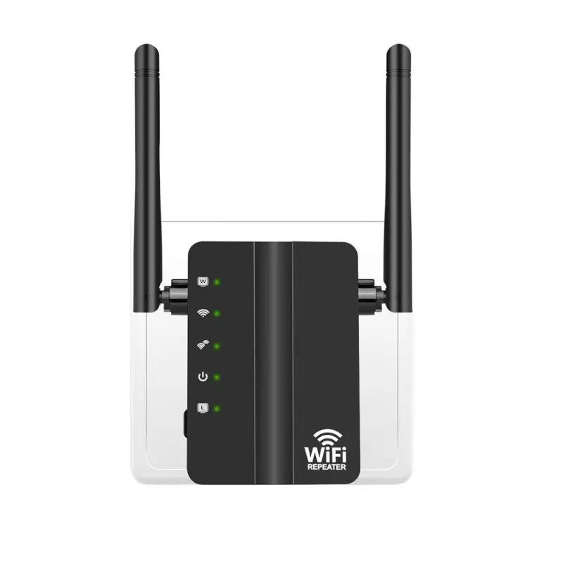 

WI-FI повторитель сигнала с высоким коэффициентом усиления Двойная внешняя антенна WI-FI удлинитель усилитель сигнала Wi-Fi 300 Мбит/с WI-FI режим уси...