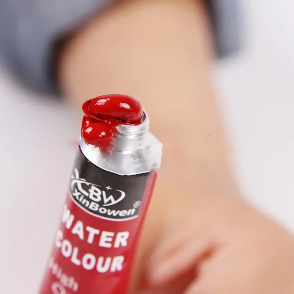 12 цветов набор масляных красок трубчатая акриловая художественная роспись водостойкая ручка для