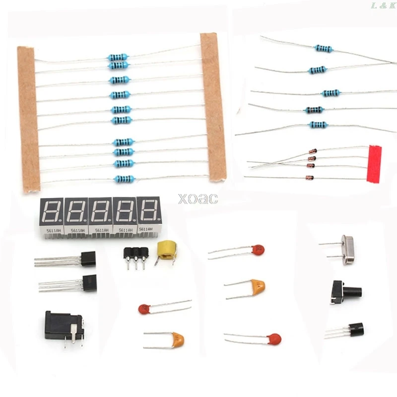 

1Hz-50MHz Crystal Oscillator Frequency Counter Meter 5-Digital LED Display Kit M05 dropship