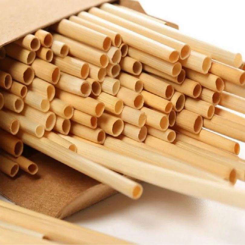 L200MM дезметр 4 мм биоразлагаемая Экологически чистая пшеничная соломка