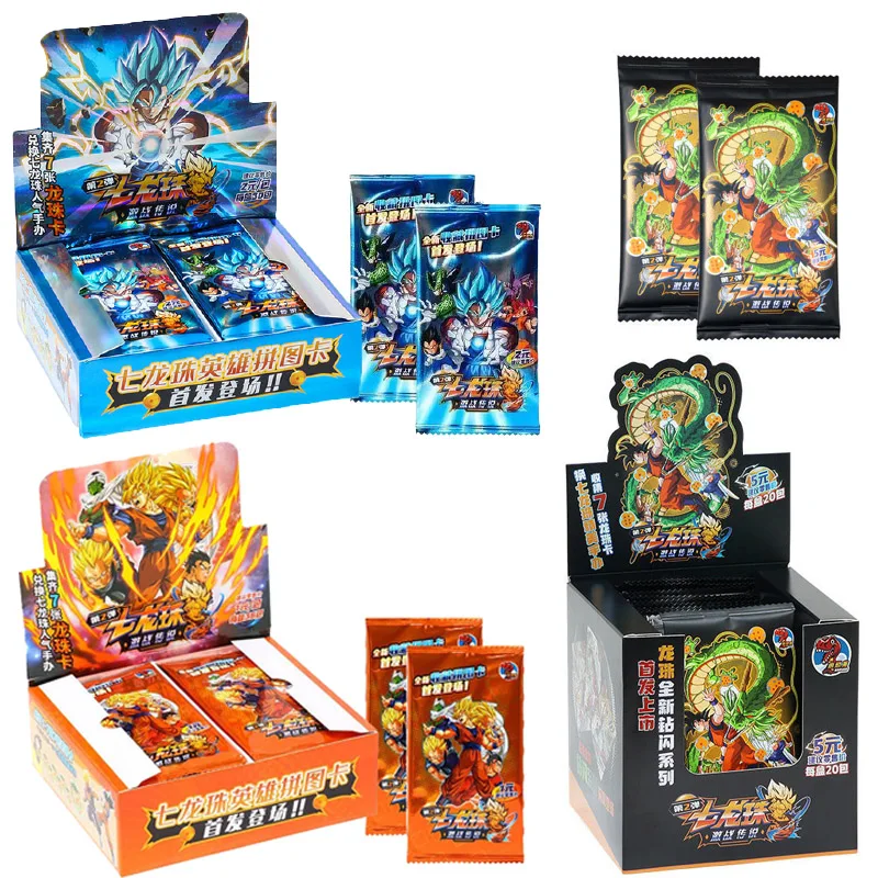 Карточка из аниме Драконий жемчуг бронзовая суперсайянская Боевая доска Гоку